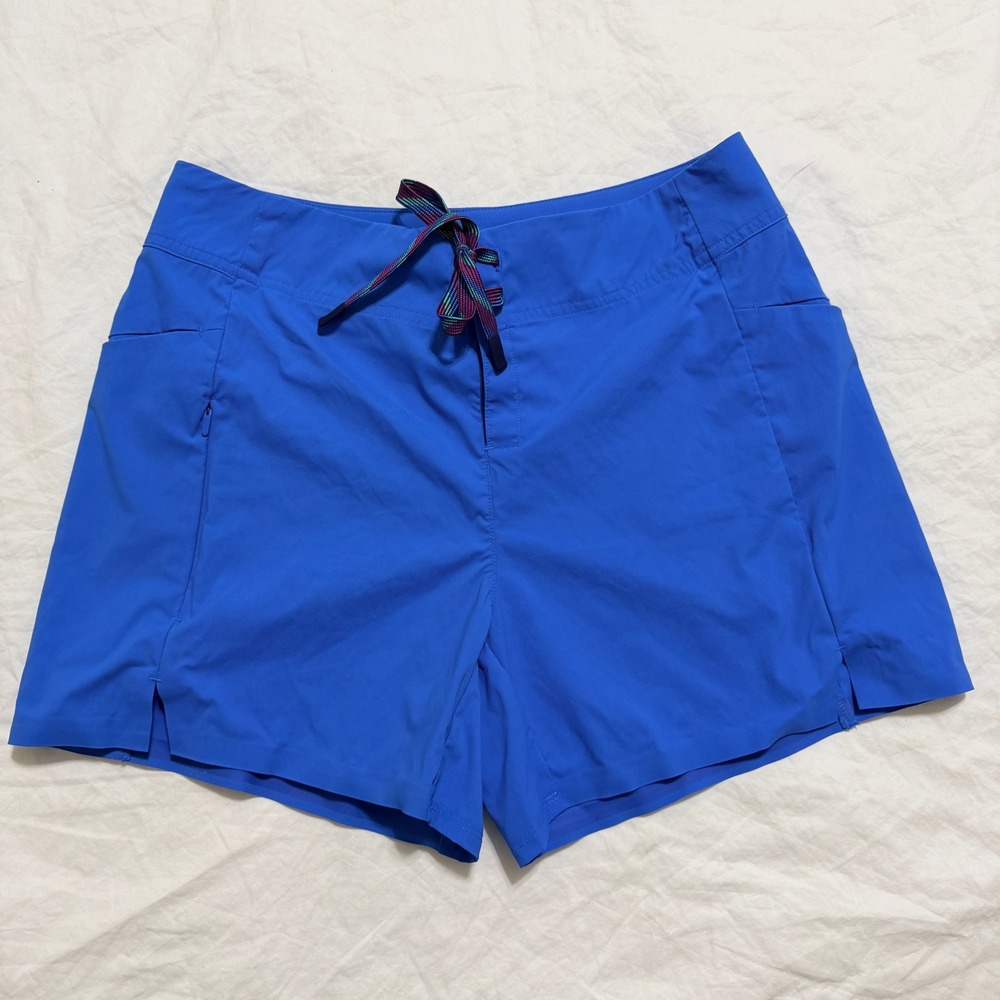 Title Nine Incrediboardie Board Shorts 4" Women 2 Blue Activewear Swim Outdoor